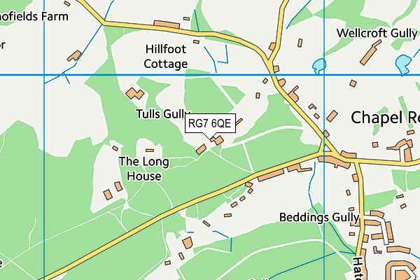 RG7 6QE map - OS VectorMap District (Ordnance Survey) RG7 6QE map - OS VectorMap District (Ordnance Survey)