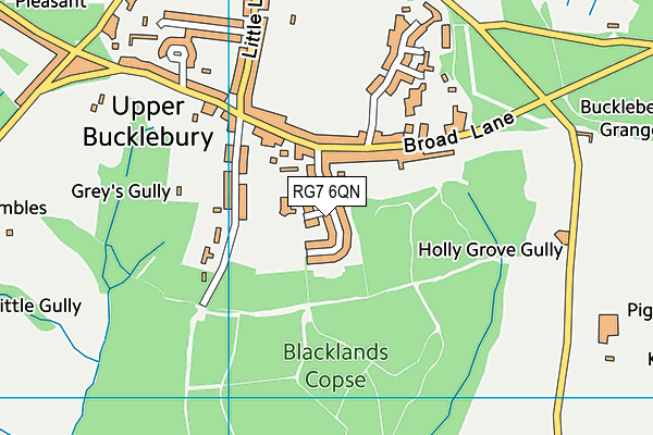 RG7 6QN map - OS VectorMap District (Ordnance Survey) RG7 6QN map - OS VectorMap District (Ordnance Survey)