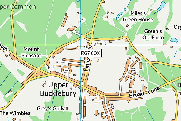RG7 6QX map - OS VectorMap District (Ordnance Survey) RG7 6QX map - OS VectorMap District (Ordnance Survey)