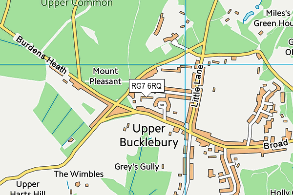RG7 6RQ map - OS VectorMap District (Ordnance Survey) RG7 6RQ map - OS VectorMap District (Ordnance Survey)