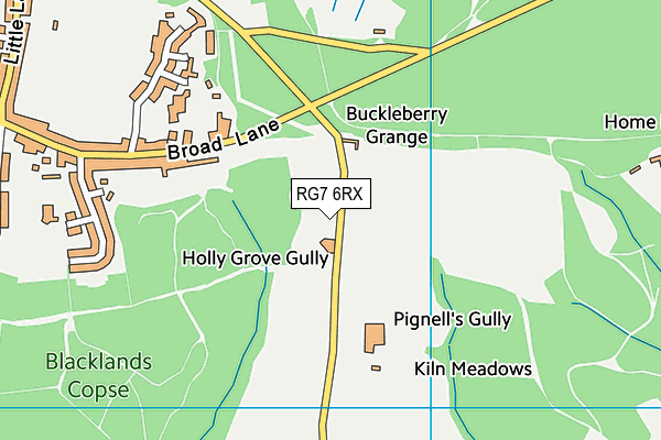 RG7 6RX map - OS VectorMap District (Ordnance Survey) RG7 6RX map - OS VectorMap District (Ordnance Survey)