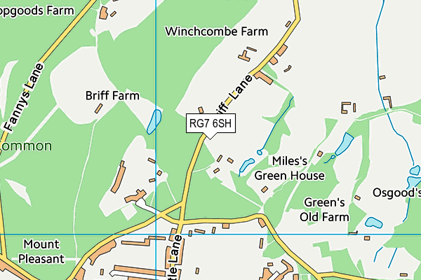 RG7 6SH map - OS VectorMap District (Ordnance Survey) RG7 6SH map - OS VectorMap District (Ordnance Survey)