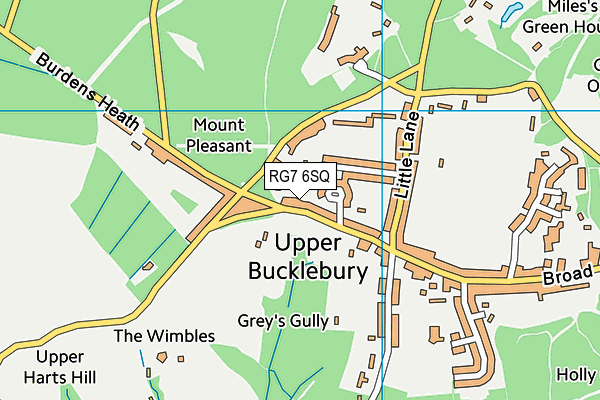 RG7 6SQ map - OS VectorMap District (Ordnance Survey) RG7 6SQ map - OS VectorMap District (Ordnance Survey)