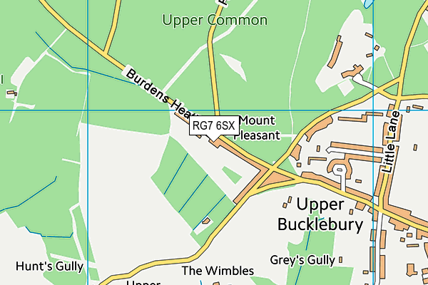RG7 6SX map - OS VectorMap District (Ordnance Survey) RG7 6SX map - OS VectorMap District (Ordnance Survey)