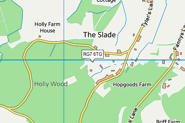 RG7 6TG map - OS VectorMap District (Ordnance Survey) RG7 6TG map - OS VectorMap District (Ordnance Survey)