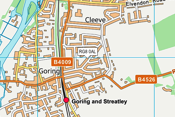 RG8 0AL map - OS VectorMap District (Ordnance Survey) RG8 0AL map - OS VectorMap District (Ordnance Survey)