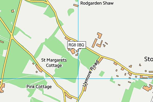 RG8 0BQ map - OS VectorMap District (Ordnance Survey) RG8 0BQ map - OS VectorMap District (Ordnance Survey)
