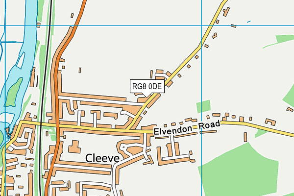 RG8 0DE map - OS VectorMap District (Ordnance Survey) RG8 0DE map - OS VectorMap District (Ordnance Survey)