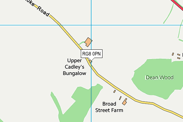 RG8 0PN map - OS VectorMap District (Ordnance Survey)