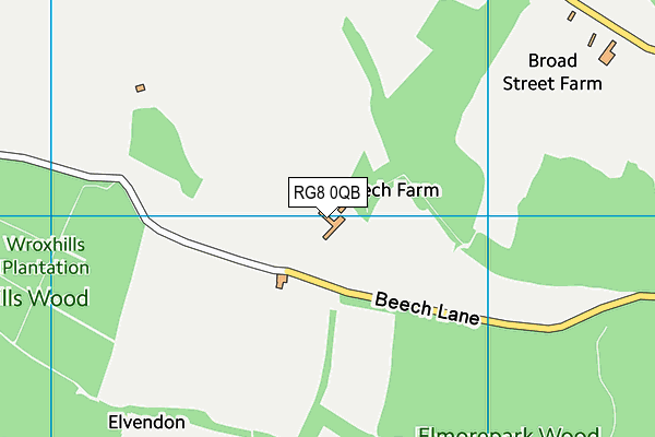RG8 0QB map - OS VectorMap District (Ordnance Survey) RG8 0QB map - OS VectorMap District (Ordnance Survey)