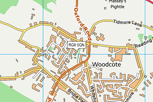 RG8 0QN map - OS VectorMap District (Ordnance Survey) RG8 0QN map - OS VectorMap District (Ordnance Survey)