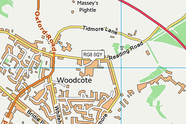 RG8 0QY map - OS VectorMap District (Ordnance Survey) RG8 0QY map - OS VectorMap District (Ordnance Survey)