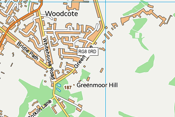 RG8 0RD map - OS VectorMap District (Ordnance Survey) RG8 0RD map - OS VectorMap District (Ordnance Survey)