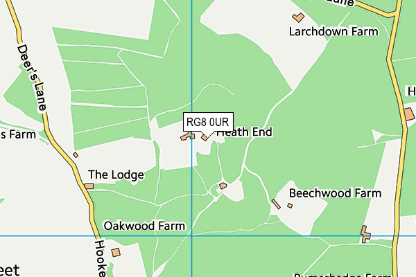 RG8 0UR map - OS VectorMap District (Ordnance Survey) RG8 0UR map - OS VectorMap District (Ordnance Survey)