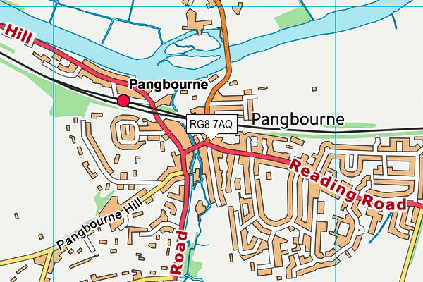 RG8 7AQ map - OS VectorMap District (Ordnance Survey) RG8 7AQ map - OS VectorMap District (Ordnance Survey)