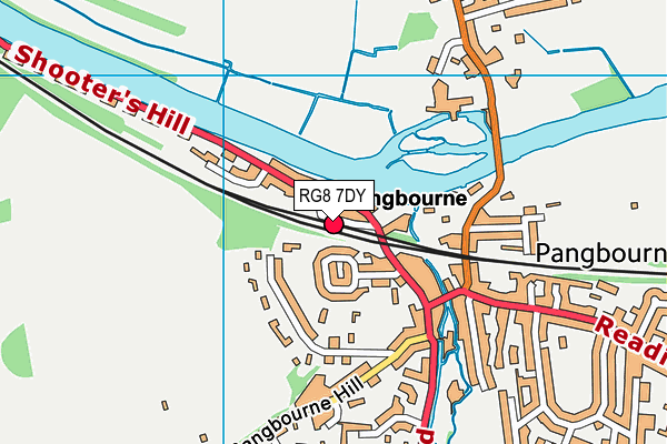 RG8 7DY map - OS VectorMap District (Ordnance Survey) RG8 7DY map - OS VectorMap District (Ordnance Survey)