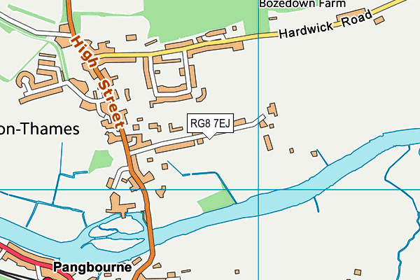 RG8 7EJ map - OS VectorMap District (Ordnance Survey) RG8 7EJ map - OS VectorMap District (Ordnance Survey)
