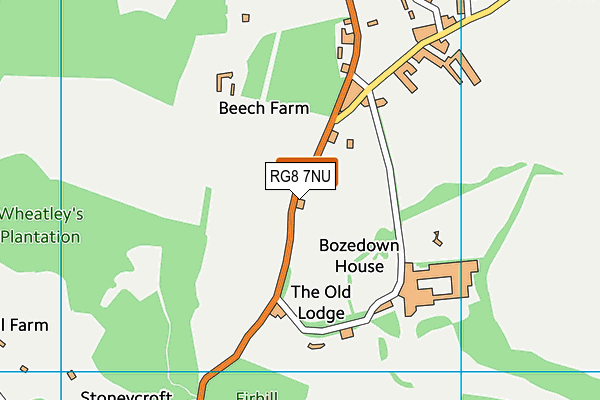 RG8 7NU map - OS VectorMap District (Ordnance Survey) RG8 7NU map - OS VectorMap District (Ordnance Survey)