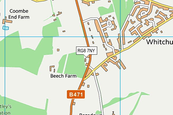 RG8 7NY map - OS VectorMap District (Ordnance Survey) RG8 7NY map - OS VectorMap District (Ordnance Survey)