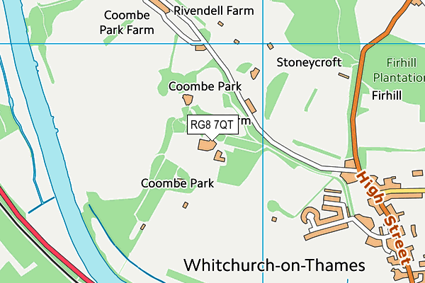 RG8 7QT map - OS VectorMap District (Ordnance Survey) RG8 7QT map - OS VectorMap District (Ordnance Survey)