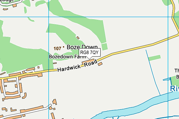 RG8 7QY map - OS VectorMap District (Ordnance Survey) RG8 7QY map - OS VectorMap District (Ordnance Survey)