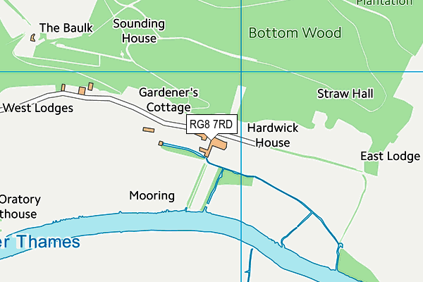 RG8 7RD map - OS VectorMap District (Ordnance Survey) RG8 7RD map - OS VectorMap District (Ordnance Survey)