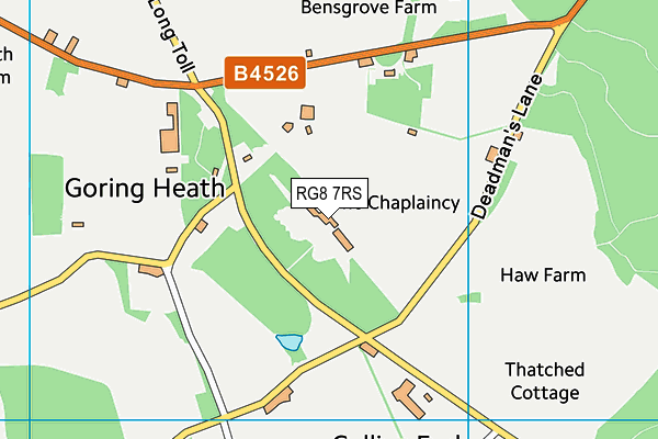 RG8 7RS map - OS VectorMap District (Ordnance Survey) RG8 7RS map - OS VectorMap District (Ordnance Survey)