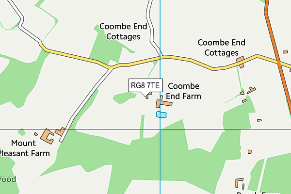 RG8 7TE map - OS VectorMap District (Ordnance Survey) RG8 7TE map - OS VectorMap District (Ordnance Survey)