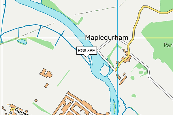 RG8 8BE map - OS VectorMap District (Ordnance Survey) RG8 8BE map - OS VectorMap District (Ordnance Survey)