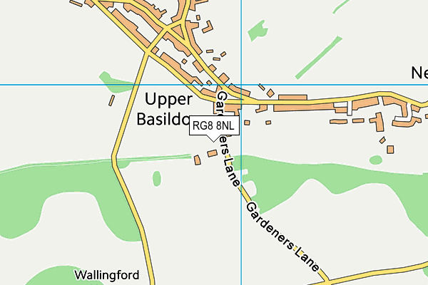 RG8 8NL map - OS VectorMap District (Ordnance Survey) RG8 8NL map - OS VectorMap District (Ordnance Survey)