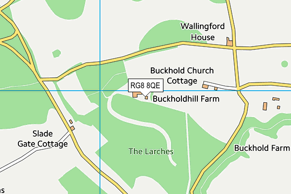RG8 8QE map - OS VectorMap District (Ordnance Survey) RG8 8QE map - OS VectorMap District (Ordnance Survey)