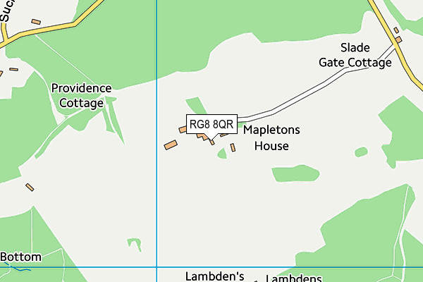 RG8 8QR map - OS VectorMap District (Ordnance Survey) RG8 8QR map - OS VectorMap District (Ordnance Survey)