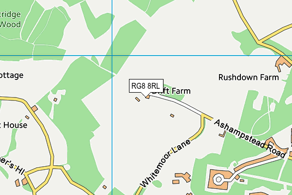 RG8 8RL map - OS VectorMap District (Ordnance Survey)