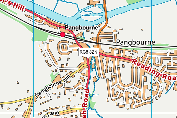 RG8 8ZN map - OS VectorMap District (Ordnance Survey) RG8 8ZN map - OS VectorMap District (Ordnance Survey)