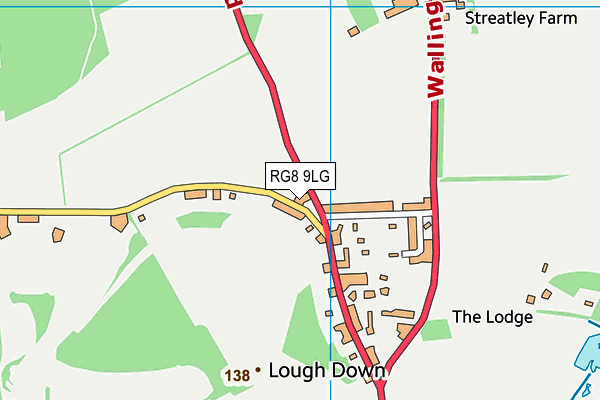 RG8 9LG map - OS VectorMap District (Ordnance Survey) RG8 9LG map - OS VectorMap District (Ordnance Survey)