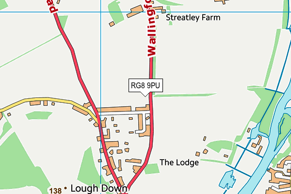RG8 9PU map - OS VectorMap District (Ordnance Survey) RG8 9PU map - OS VectorMap District (Ordnance Survey)