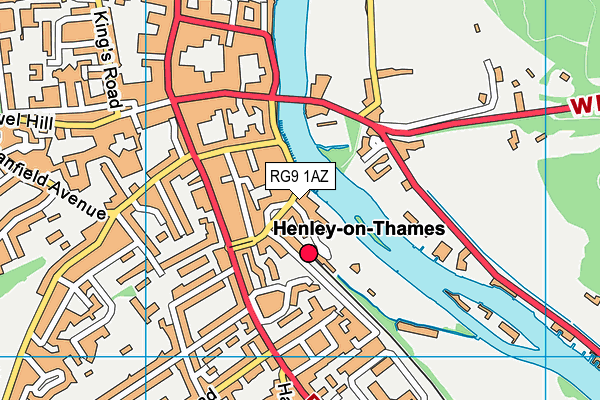 RG9 1AZ map - OS VectorMap District (Ordnance Survey) RG9 1AZ map - OS VectorMap District (Ordnance Survey)
