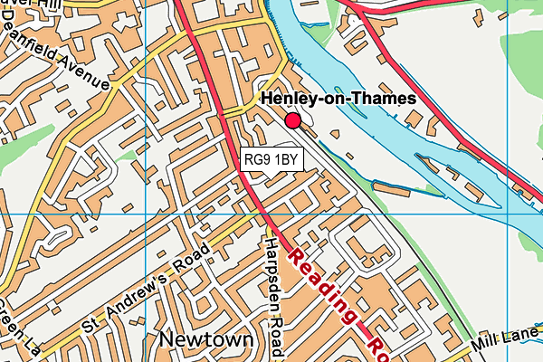 RG9 1BY map - OS VectorMap District (Ordnance Survey) RG9 1BY map - OS VectorMap District (Ordnance Survey)