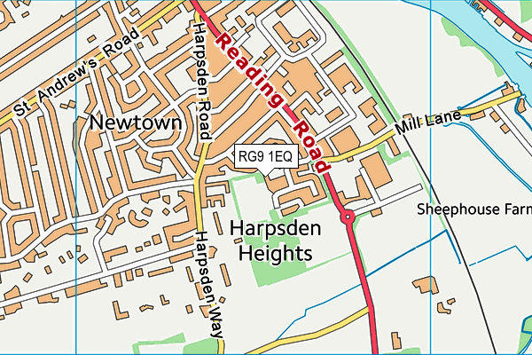 RG9 1EQ map - OS VectorMap District (Ordnance Survey) RG9 1EQ map - OS VectorMap District (Ordnance Survey)
