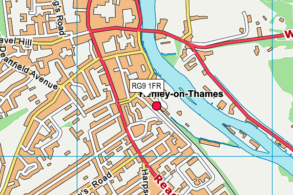 RG9 1FR map - OS VectorMap District (Ordnance Survey) RG9 1FR map - OS VectorMap District (Ordnance Survey)