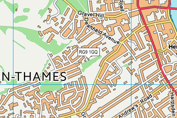 RG9 1GQ map - OS VectorMap District (Ordnance Survey) RG9 1GQ map - OS VectorMap District (Ordnance Survey)