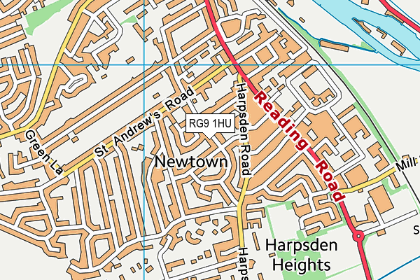RG9 1HU map - OS VectorMap District (Ordnance Survey) RG9 1HU map - OS VectorMap District (Ordnance Survey)