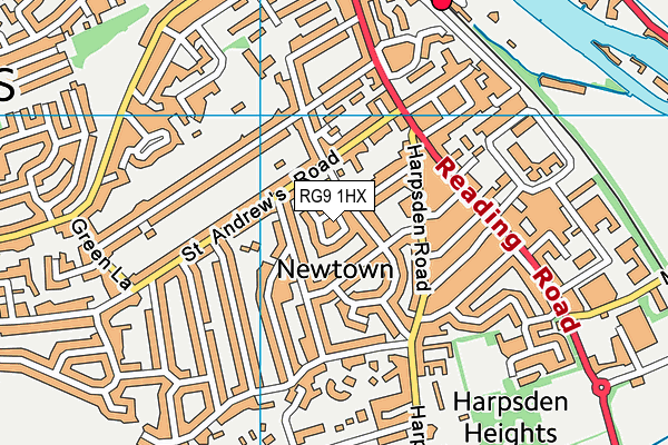 RG9 1HX map - OS VectorMap District (Ordnance Survey) RG9 1HX map - OS VectorMap District (Ordnance Survey)