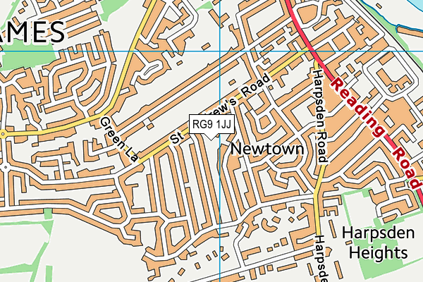 RG9 1JJ map - OS VectorMap District (Ordnance Survey) RG9 1JJ map - OS VectorMap District (Ordnance Survey)