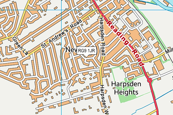 RG9 1JR map - OS VectorMap District (Ordnance Survey) RG9 1JR map - OS VectorMap District (Ordnance Survey)