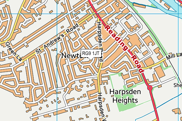 RG9 1JT map - OS VectorMap District (Ordnance Survey) RG9 1JT map - OS VectorMap District (Ordnance Survey)