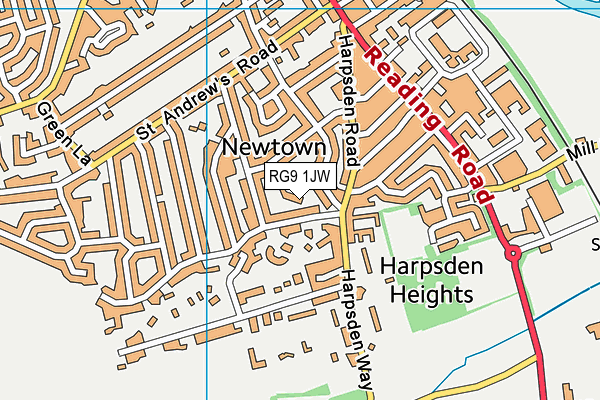 RG9 1JW map - OS VectorMap District (Ordnance Survey) RG9 1JW map - OS VectorMap District (Ordnance Survey)