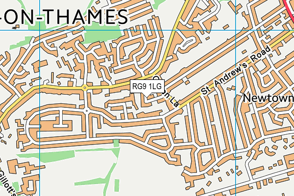 RG9 1LG map - OS VectorMap District (Ordnance Survey) RG9 1LG map - OS VectorMap District (Ordnance Survey)