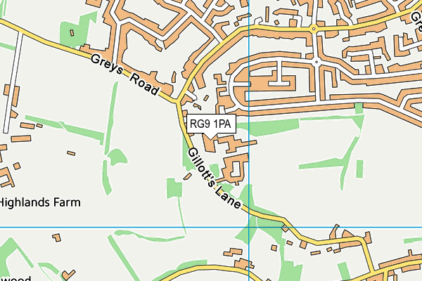 RG9 1PA map - OS VectorMap District (Ordnance Survey) RG9 1PA map - OS VectorMap District (Ordnance Survey)