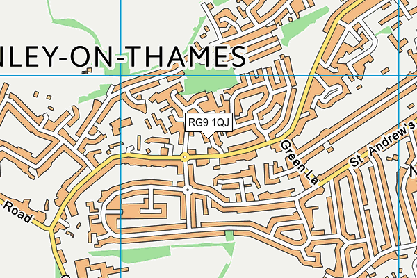 RG9 1QJ map - OS VectorMap District (Ordnance Survey) RG9 1QJ map - OS VectorMap District (Ordnance Survey)